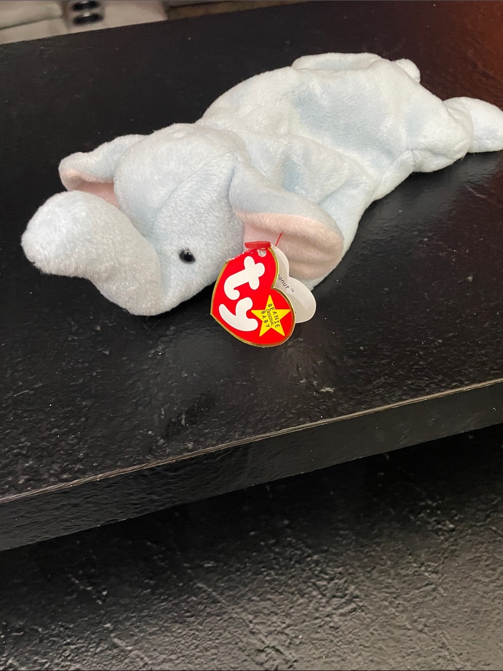 Ty Beanie 1995 “ Peanut” the Elephant. PVC Pellets